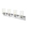 Z-Lite Savannah 4 Light Vanity, Chrome & Clear 462-4V-CH - alternate 3